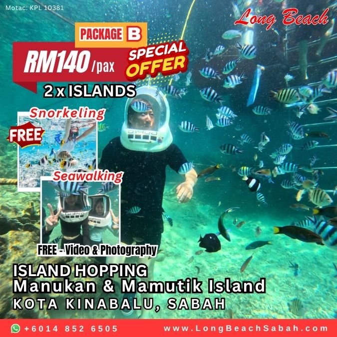 42 Long beach island hopping manukan mamutik sapi kota kinabalu sabah