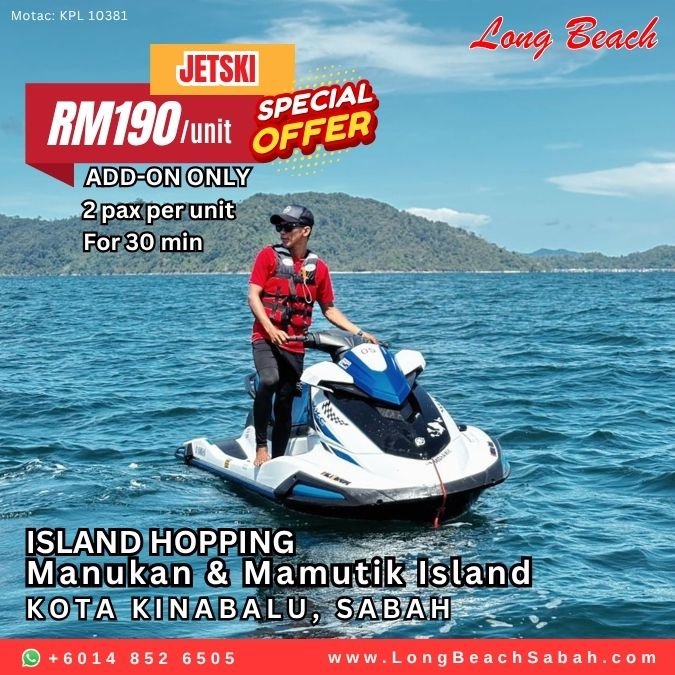 46 Long beach island hopping manukan mamutik sapi kota kinabalu sabah